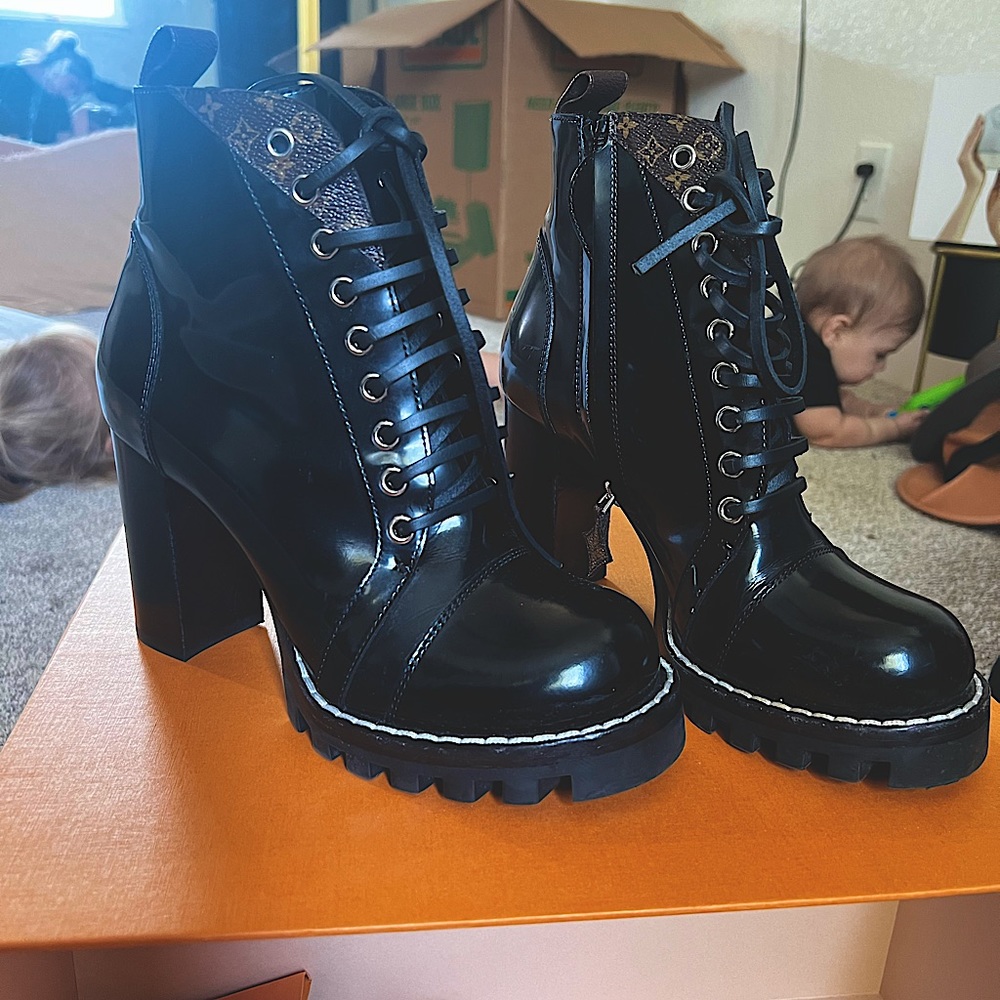 Louis Vuitton Heeled Booties